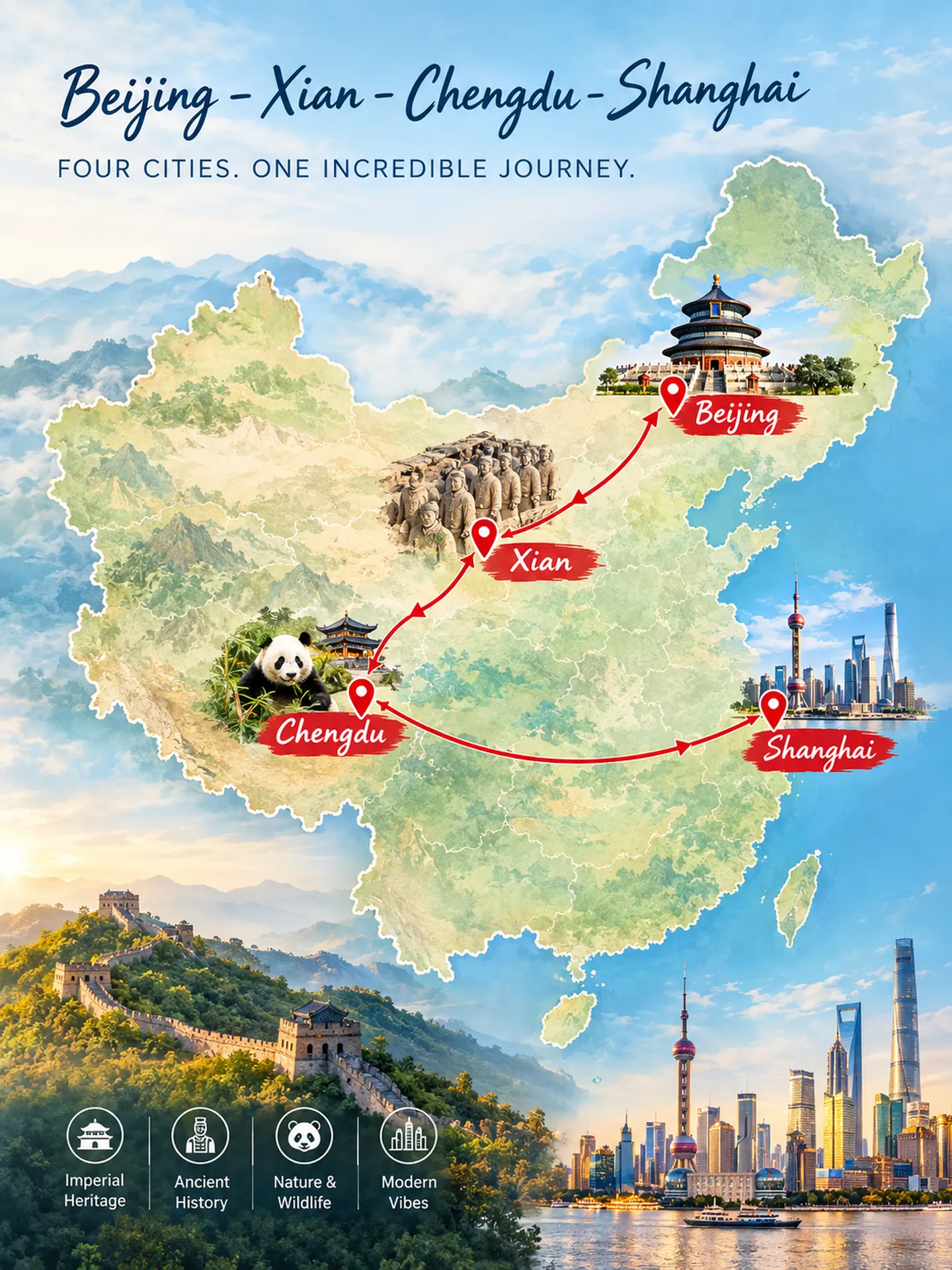 globaljourney beijing xian chengdu shanghai